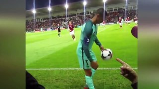 OMG!! Fan Gets Excited After Ronaldo Comes Near Him HD