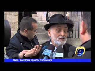 TRANI | Riaperta la sinagoga di Scolanova