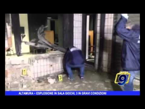 ALTAMURA | Esposione in sala giochi, 3 in gravi condizioni