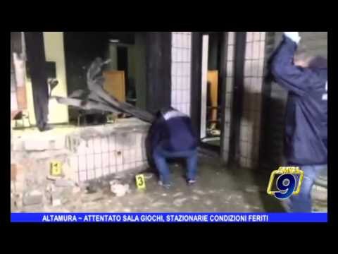 ALTAMURA | Attentato sala giochi, stazionarie condizioni feriti