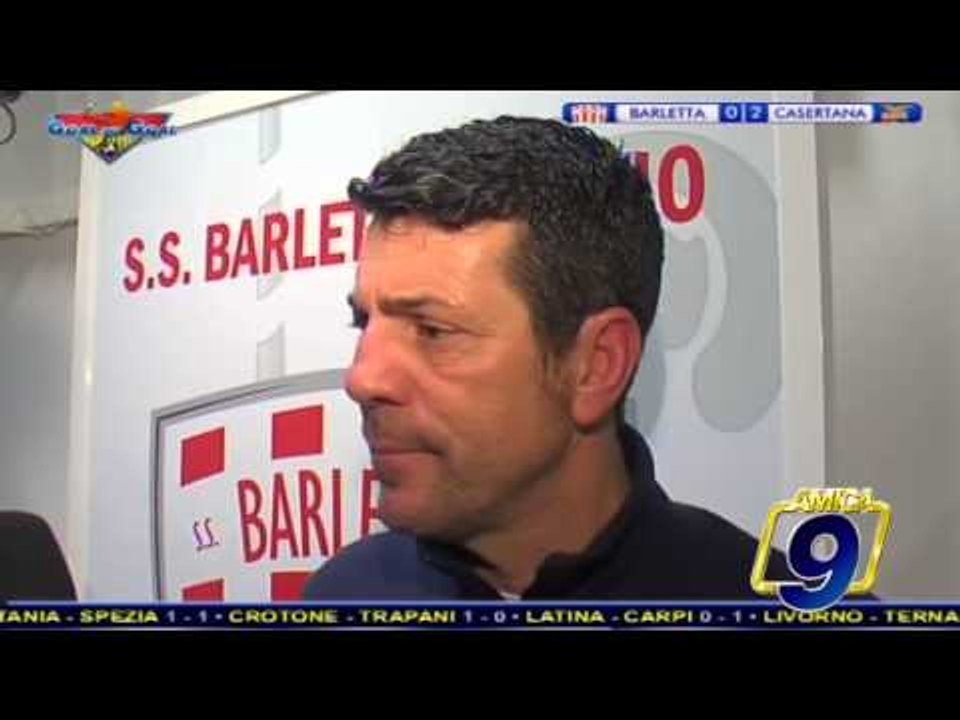 Barletta - Casertana 0-2 | Post Gara Salvatore Campilongo Allenatore Casertana