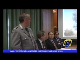 BARI | Vertice Xylella, incontro Corpo Forestale dello Stato