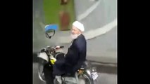 ايراني معمم # يسوق ماطور # يضحك