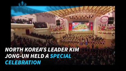 Kim Jong-un holds celebration for his nuclear scientists