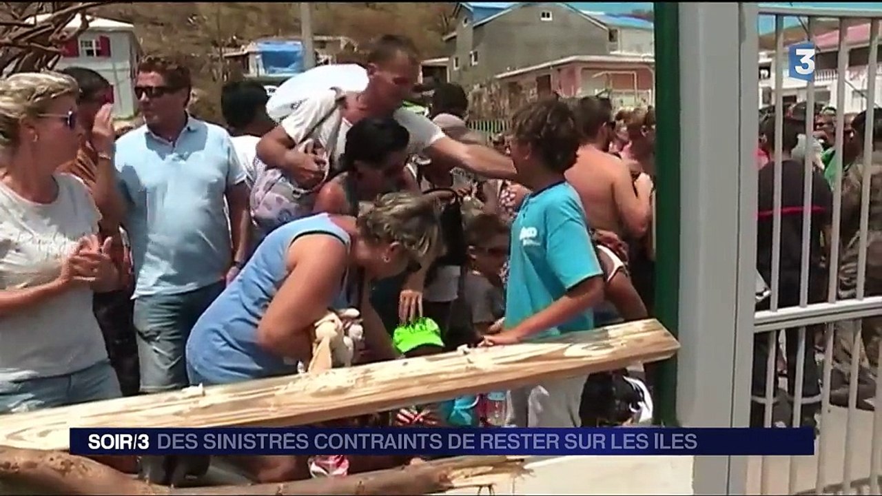 Ouragans aux Antilles : des sinistrés contraints de rester sur les îles