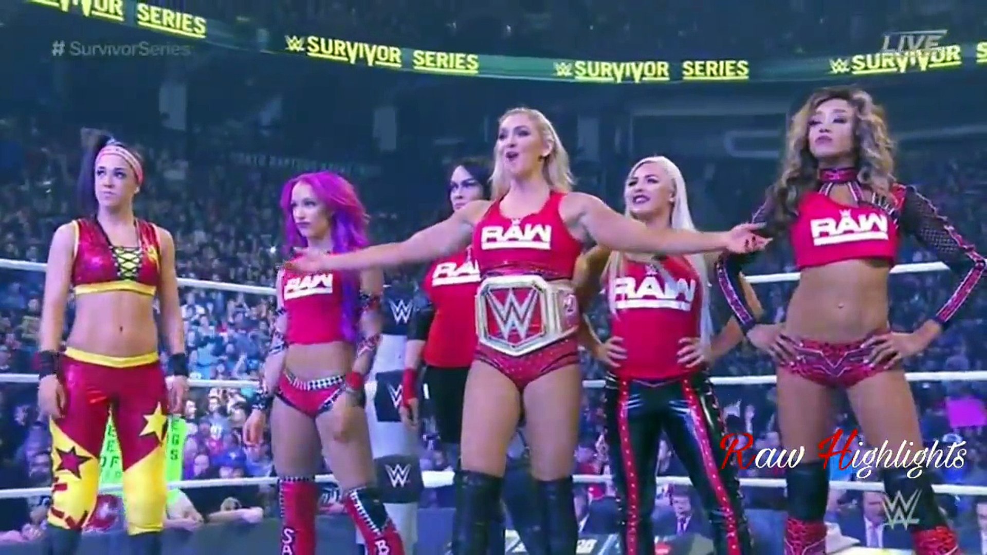 Charlotte, Bayley, Nia, Sasha Banks, Alicia Vs. Alexa Bliss, Becky Lynch,  Natalya, Naomi, Carmella - video Dailymotion