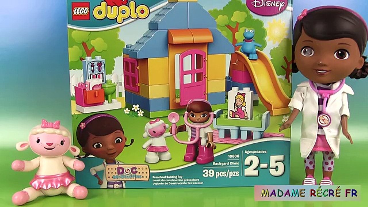 Arrière-cour clinique fr dans mini- Lego Duplo 10606 Clinique Docteur La Peluche Dr. jardin ju