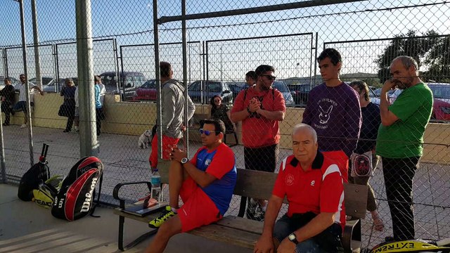 Frontenis honor Rivas vs Colmenar de Oreja 2ª partida set 1