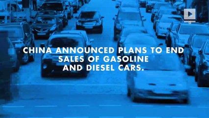 China considers ending sales of gasoline and diesel cars