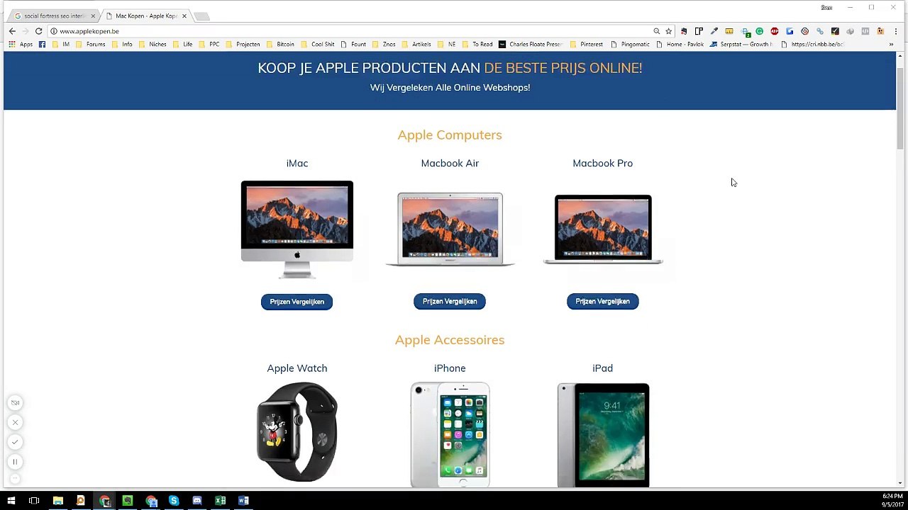 AppleKopen - Overview van de website