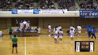 10日 ハンドボール男子 あづま総合体育館 Aコート 法政二×氷見 決勝 3