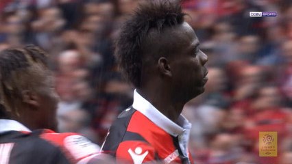 Download Video: Balotelli scores twice and avoids red card for Nice