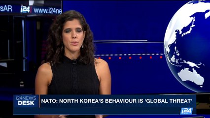 i24NEWS DESK | Nato: North Korea's behavior is 'global threat' | Sunday, September 10th 2017