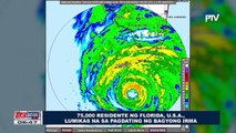 GLOBALITA: 75,000 residente ng Florida, U.S.A., lumikas na sa pagdating ng Bagyong Irma