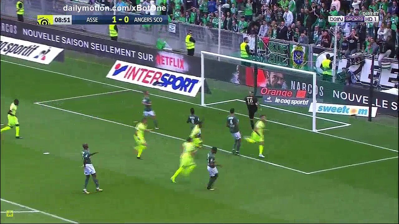 Thomas Mangani penalty Goal HD - Saint Etienne 1 - 1 Angers - 10.09.2017 (Full Replay)