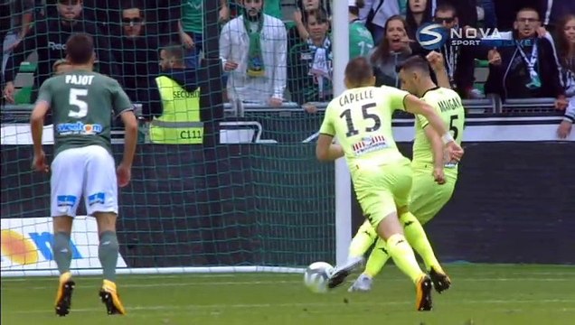 1-1 Thomas Mangani Penalty Goal France Ligue 1 - 10092017 AS Saint-Étienne 1-1 Angers SCO