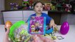 GIANT SURPRISE EGGS FINDING DORY, SPONGEBOB & FROZEN Surprise Toys Sour Candy + Jelly Bean