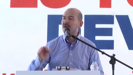 Bakan Soylu: "Allah Bizi Size Mahcup Etmesin"