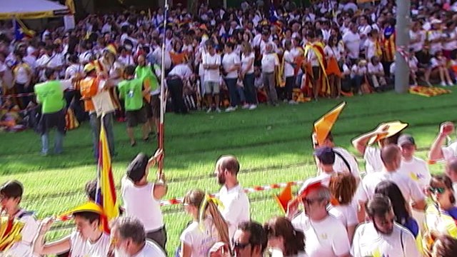 Cataluña se prepara para la Diada
