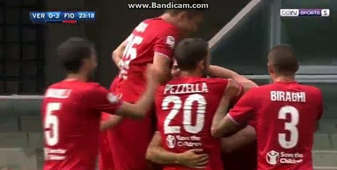 Astori  Goal HD - Verona 0-3 Fiorentina 10.09.2017
