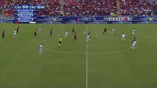 Marco Sau Goal HD - Cagliari 1-0 Crotone 10.09.2017