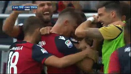 Cagliari 1-0 Crotone 10/09/2017 Marco Sau First Goal 34' HD Full Screen .
