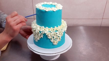 Easy Buttercream Cake Decorating Idea by Cakes StepbyStep