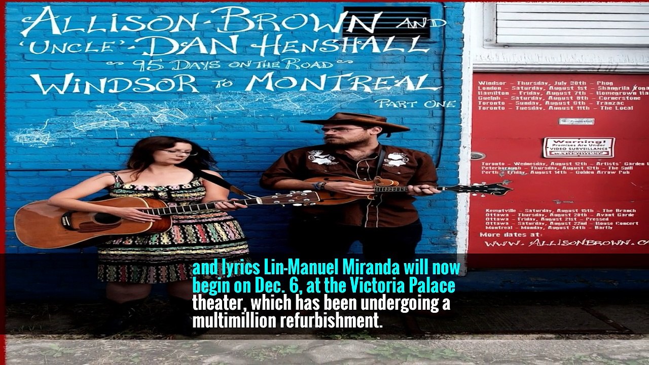 ‘Hamilton’ Delays London Opening and Ticket Buyers Aren’t Happy