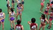 高校女子　4×400ｍリレー　緊張のスタート前 high school girl 4*400m relay