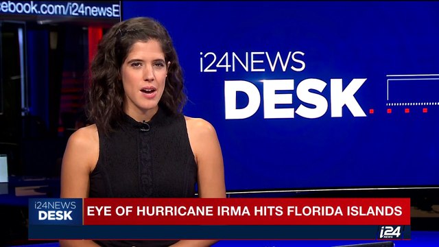 i24NEWS DESK | Irma strengthens to category 4 Hurricane | Sunday, September 10th 2017
