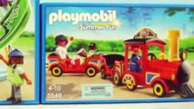 DIY TOYS FOR KIDS - KI4 - Playmobil SWINGING BOATS & TRAIN Summer Fun Amusement Park Toys