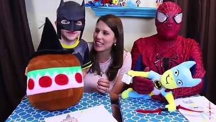 Budsies COLOR & DRAW Your Own Stuffed Animal Toy To Life Sandwich & Little Batman DisneyCa