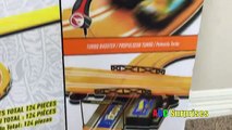 Hot Wheels Criss Cross Crash Track Motorized Disney Cars Toys for Kids FOUR High Speed Cra