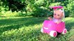 Y coche práctico de Costa para Niños en rosado poder paseo rodillo paso do juguetes en ruedas Barbie 2 supergirl