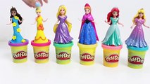 Disney Princess MagiClip Collection Play-Doh Dress Magic Clip Dolls 플레이도우 겨울왕국 엘사 안나 공주 인형