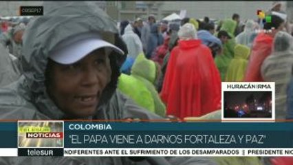 Colombianos acudieron a Medellín a escuchar el mensaje de Francisco