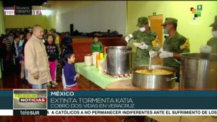 México: "Katia" causa daños en 53 de municipios de Veracruz