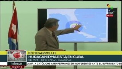 Al alejarse de Cuba huracán Irma podría alcanzar categoría 4