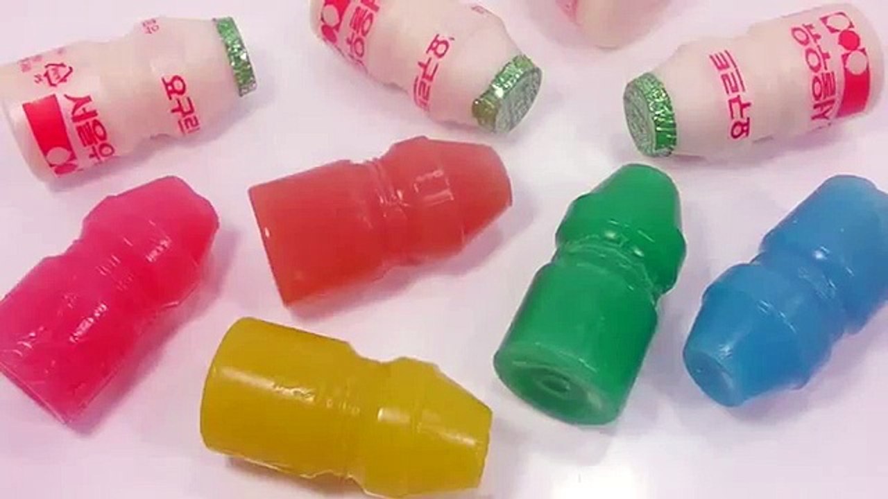 How to Make Real Yogurt Colours Pudding Jelly Learn the Recipe DIY 리얼 요구르트 칼라 젤리 푸딩 만들기
