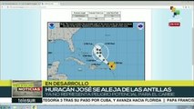 Huracán José se aleja del Caribe
