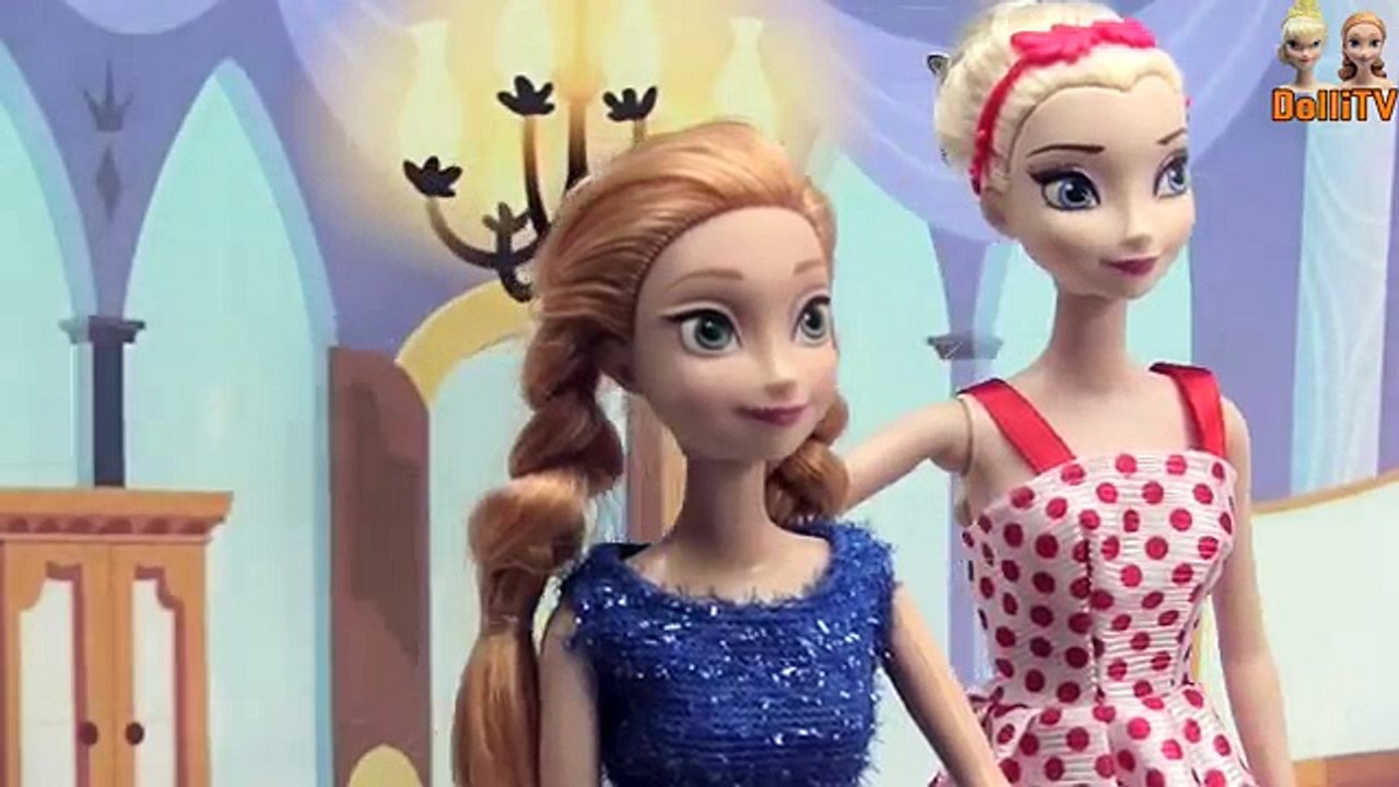 Juguete Congelados Anna mordido por un vampiro de Disney película animada Monster High Dolls