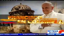 Papa Francisco se despide de Bogotá con un recorrido no previsto en papamóvil antes de su partida a Cartagena