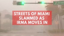 Watch: Streets of Miami slammed as Irma moves in