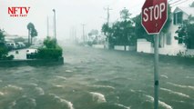 Hurricane Irma makes landfall in Florida wind blowing in 100 MPH