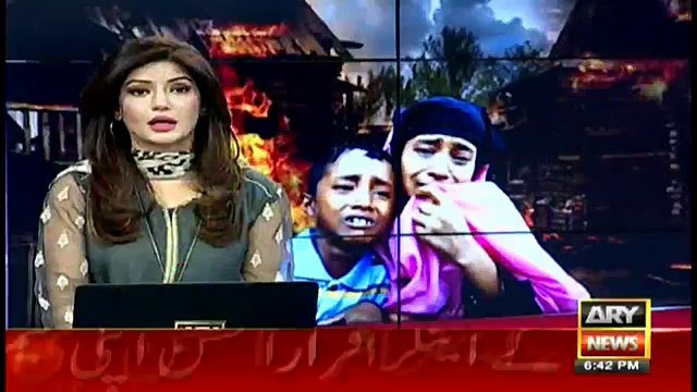 Iqrar ul Hassan Taking Interview of Rohingya Muslim