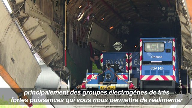 Irma: des équipements électriques en attente d'acheminement