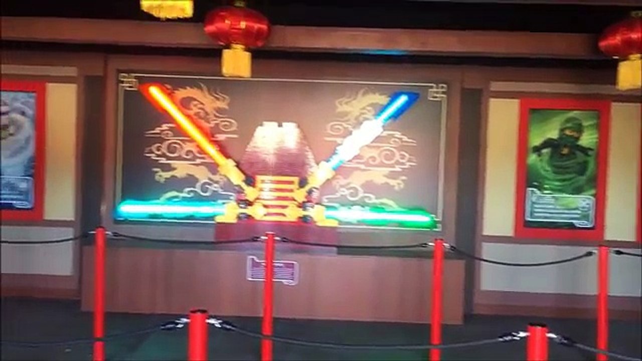 Completo paseo correr Mundo Legoland Billund 2016 LEGO Ninjago