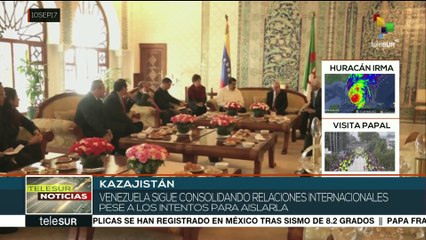 Pdte. venezolano afianza relaciones con Argelia y Kazajistán