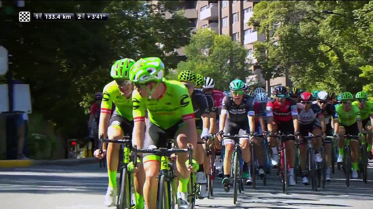GPCQM 2017 - MTL - L'équipe  Cannondale-Drapac contrôle le peloton. 6ième tour.