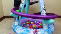 GIANT Frozen Surprise BALL PIT AllToyCollectors Baby Elsa Anna Peppa Pig Truck Toys Compi